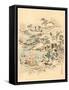 Juichidanme - Act Eleven of the Chushingura - Searching the Grounds-null-Framed Stretched Canvas