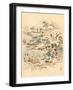 Juichidanme - Act Eleven of the Chushingura - Searching the Grounds-null-Framed Giclee Print