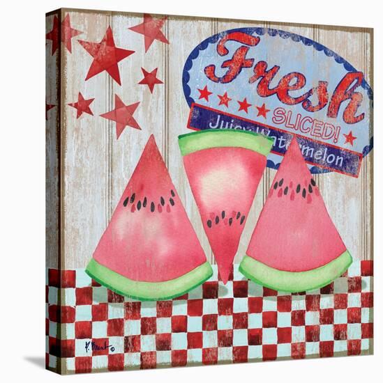 Juicy Watermelon I-Paul Brent-Stretched Canvas