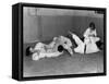 Jujitsu Class-null-Framed Stretched Canvas