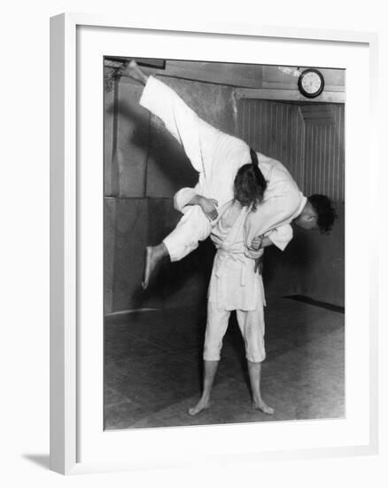 Jujitsu Throw-null-Framed Photographic Print