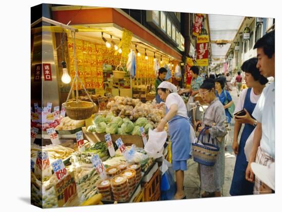 Jujo Market, Tokyo, Japan-R Mcleod-Stretched Canvas