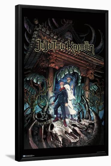 Jujutsu Kaisen - Key Art English-Trends International-Framed Poster