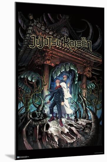 Jujutsu Kaisen - Key Art English-Trends International-Mounted Poster