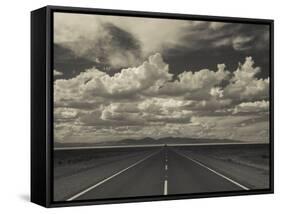 Jujuy Province, Salinas Grande Salt Pan, Rn 52 Highway, Argentina-Walter Bibikow-Framed Stretched Canvas