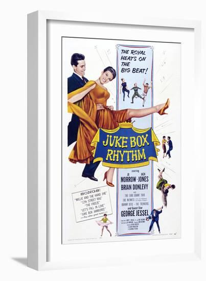 Juke Box Rhythm, from Left, Jack Jones, Jo Morrow, 1959-null-Framed Art Print
