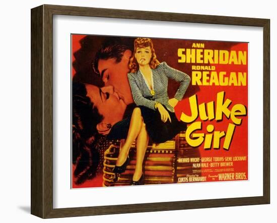 Juke Girl, 1942-null-Framed Art Print