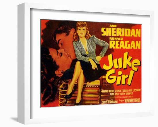 Juke Girl, 1942-null-Framed Art Print