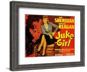 Juke Girl, 1942-null-Framed Art Print