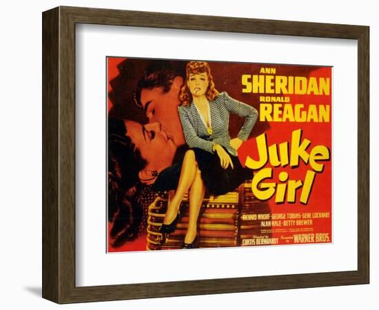 Juke Girl, 1942-null-Framed Art Print