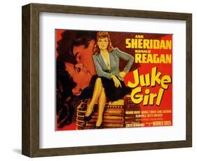 Juke Girl, 1942-null-Framed Art Print