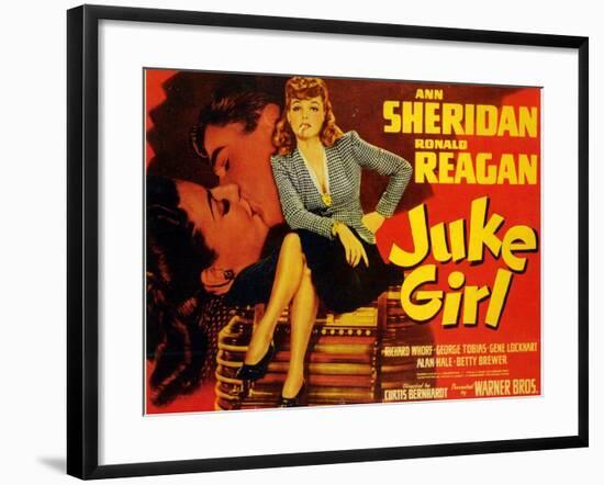 Juke Girl, 1942-null-Framed Art Print