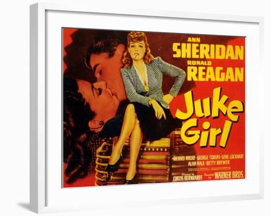 Juke Girl, 1942-null-Framed Art Print