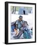 Jul'Hoan !Kung Bushman Boy and His Grandmother in their Village, Bushmanland, Namibia-Kim Walker-Framed Photographic Print