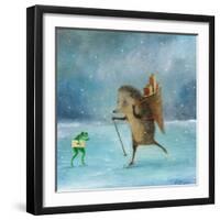 Julemanden-DD McInnes-Framed Art Print