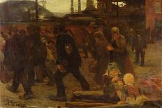 The Strike, 1899 (Oil on Canvas)-Jules Adler-Giclee Print