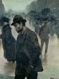 The Strike, 1899 (Oil on Canvas)-Jules Adler-Giclee Print