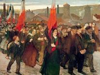 The Strike, 1899 (Oil on Canvas)-Jules Adler-Giclee Print