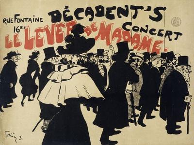 Decadent's Concert,Le Lever De Madame. Poster
