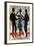 Jules and Jim, German Movie Poster, 1961-null-Framed Art Print