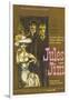 Jules and Jim, German Movie Poster, 1961-null-Framed Art Print