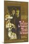 Jules and Jim, German Movie Poster, 1961-null-Mounted Premium Giclee Print