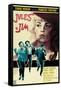 Jules and Jim, Italian Movie Poster, 1961-null-Framed Stretched Canvas