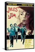 Jules and Jim, Italian Movie Poster, 1961-null-Framed Stretched Canvas