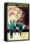 Jules and Jim, Italian Movie Poster, 1961-null-Framed Stretched Canvas