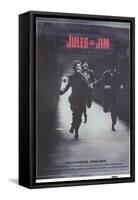 Jules and Jim, Spanish Movie Poster, 1961-null-Framed Stretched Canvas