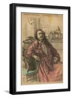 Jules Barbey D'Aurevilly French Writer-null-Framed Art Print