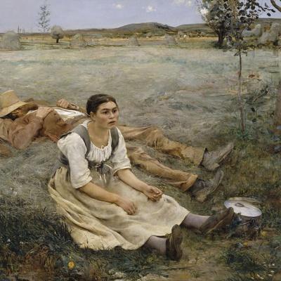 Hay Making, 1877