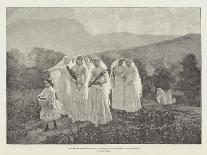 Calling in the Gleaners, 1859-Jules Breton-Framed Giclee Print