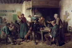 Calling in the Gleaners, 1859-Jules Breton-Giclee Print