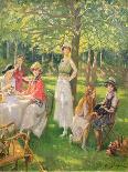 The Tea Party-Jules Cayron-Mounted Giclee Print