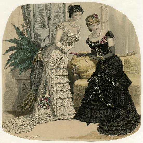 Evening Dress 1882 - Jules David | AllPosters.com Evening Dress 1882 - Jules David | AllPosters.com