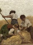 L'Agriculture: la moisson, Esquisse pour l'école de la rue Château-Landon-Jules Didier-Giclee Print