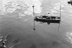 Men Fishing along the Seine-Jules Dortes-Giclee Print