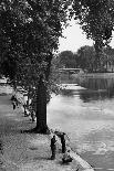 Men Fishing along the Seine-Jules Dortes-Giclee Print