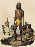 Shouraki Warrior Costumes, Engraving from Voyage of Discovery of Astrolabe, 1826-1829-Jules Dumont D'Urville-Giclee Print