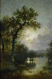 Fontainebleau Oak, C.1840-Jules Dupre-Framed Giclee Print