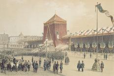 Proclamation of the Republic, 12th November 1848-Jules Gaildrau-Framed Stretched Canvas