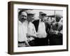 Jules Goux, Barney Oldfield and Henry Ford, Indianapolis, 1921-null-Framed Photographic Print