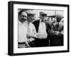 Jules Goux, Barney Oldfield and Henry Ford, Indianapolis, 1921-null-Framed Photographic Print