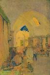'The Grand Bazaar in Constantinople', 1913-Jules Guerin-Giclee Print