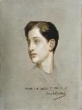 Sketch for a Portrait of a Child-Jules Joseph Lefebvre-Giclee Print