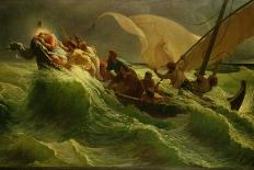Christ Asleep in His Boat-Jules Jospeh Meynier-Laminated Giclee Print