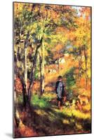 Jules Le Coeur and His Dogs-Pierre-Auguste Renoir-Mounted Art Print