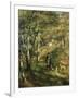 Jules Le Coeur in the Forest of Fontainebleau, 1866-Pierre-Auguste Renoir-Framed Giclee Print