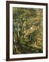 Jules Le Coeur in the Forest of Fontainebleau, 1866-Pierre-Auguste Renoir-Framed Giclee Print